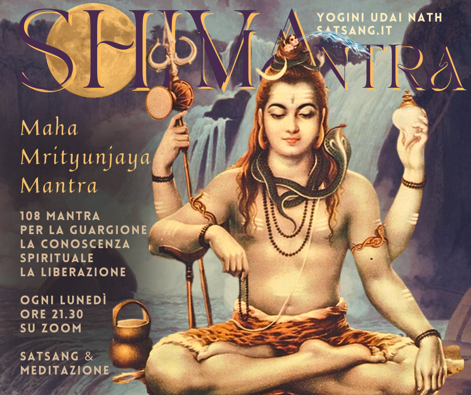 Shiva Mantra Maha Mrityunjaya Mantra Lunedì 21,30 su zoom